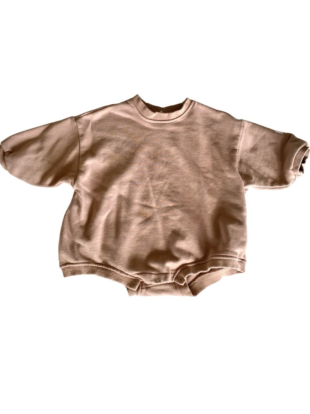 Toddler Blush Bubble Sweater Romper